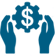 control over finances icon