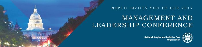 NHPCO 2017 Management and Leadership Conference