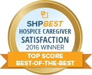 SHP Best 2016 CAHPS Hospice Top Score