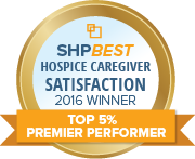 SHPBest 2016 CAHPS Hospice Top 5 Percent
