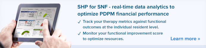 SHP for SNF - PDPM real-time data