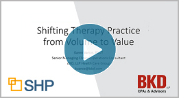 PDGM Webinar: Shifting Therapy Practice from Volume to Value