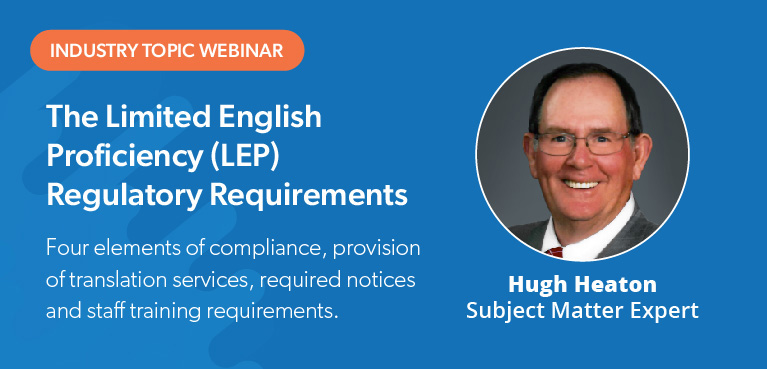 Limited English Proficiency Requirements Webinar