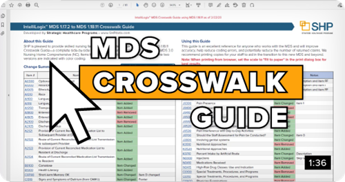 Using the MDS Crosswalk Guide